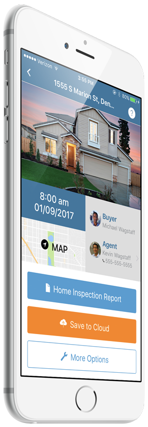 Home inspection report mockup